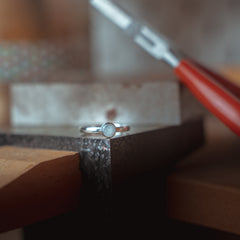 Breastmilk Ring | Round - Boob Bling