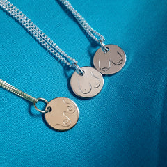 Boob Bling - Custom Boob Jewellery (pendant / necklace)