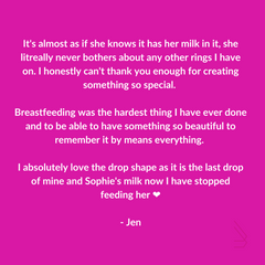 Breast Milk Preservation Specialist | Boob Bling | Breast Milk Jewellery UK