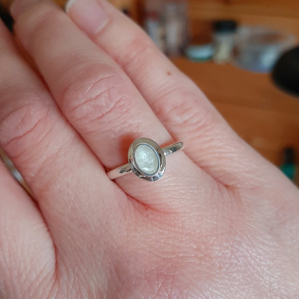 Breast Milk Jewellery UK Breast Milk Ring Breast Milk Pearl Boob