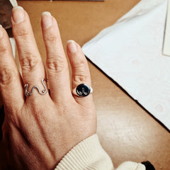 Boob Signet Ring | Custom engraved - Boob Bling